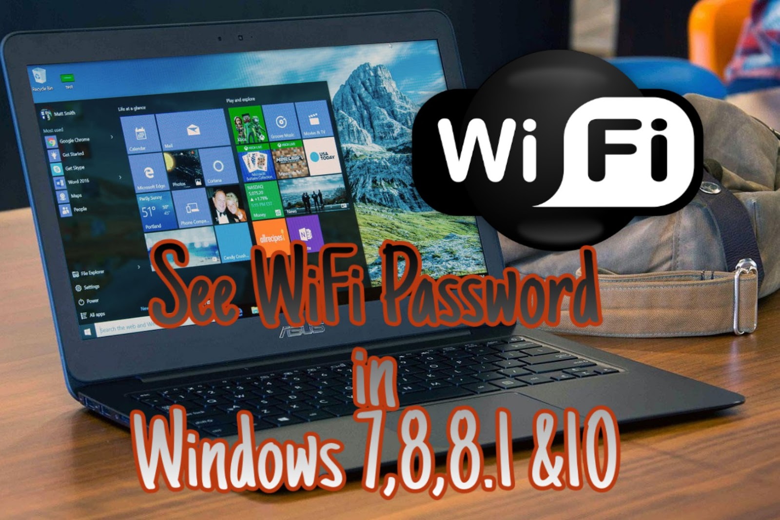 How To Find Wifi Password Windows 10