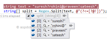 Regex Split String but Keep Delimiter in C#, VB.NET - ASP.NET,C#.NET,VB ...