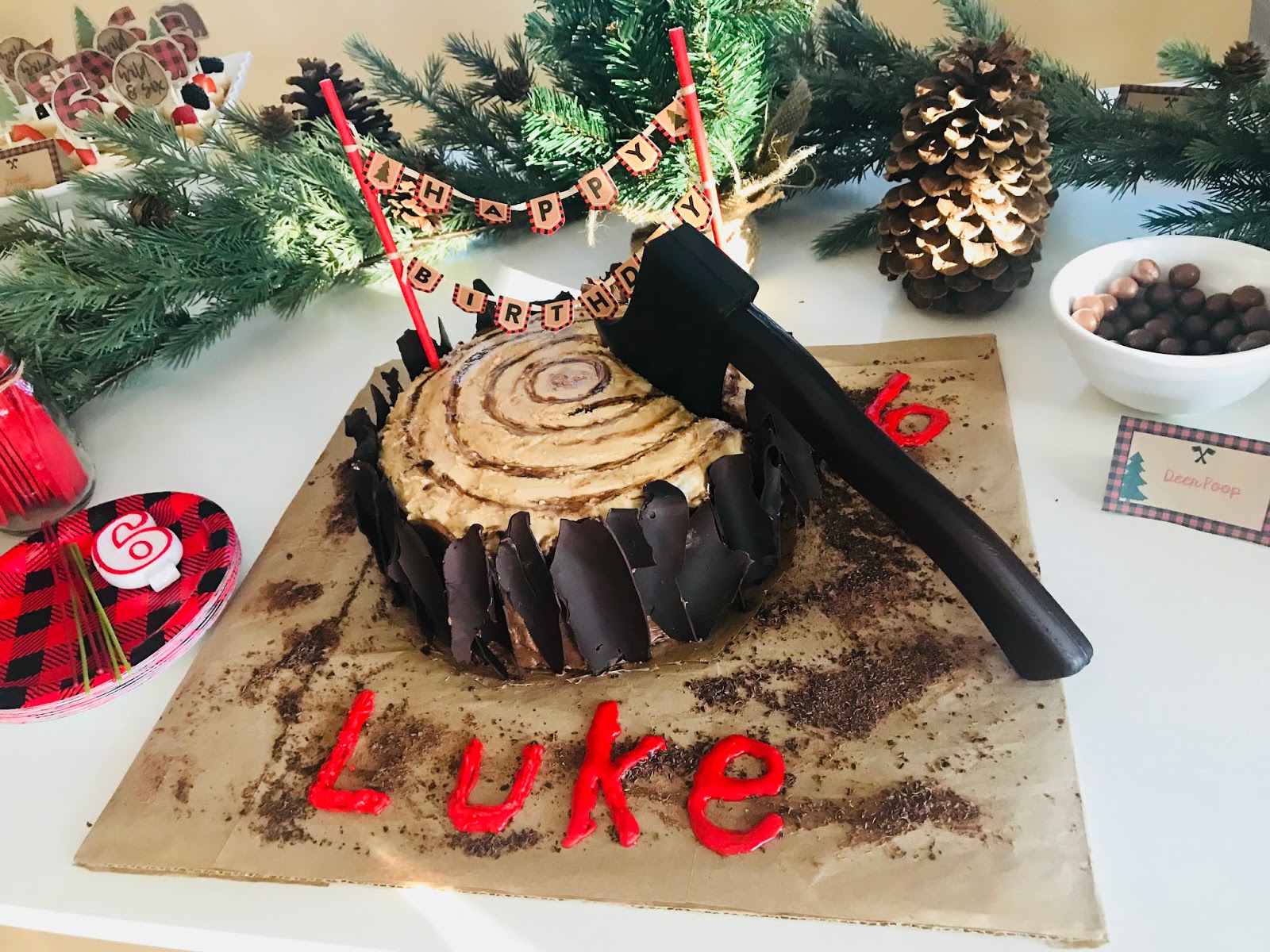 The Larson Lingo Lumberjack Luke turns 6!