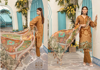 Gulnaaz vol 1 the Premium lawn Pakistani dress material catalog