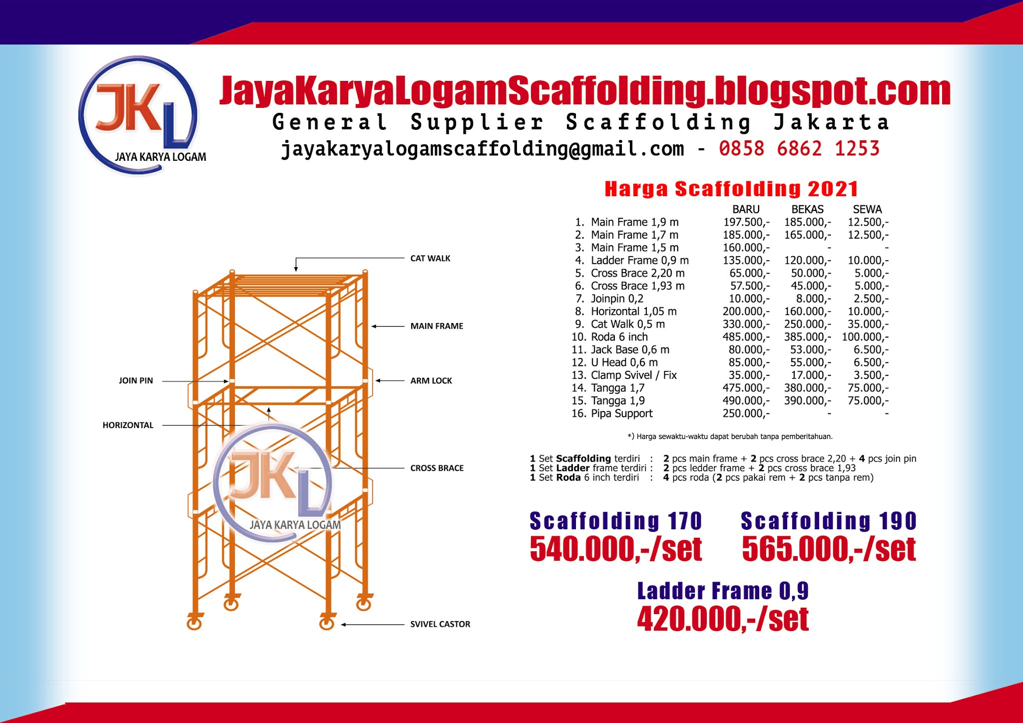 jual scaffolding cikarang