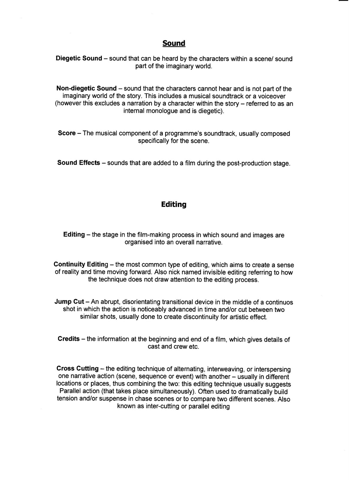 20112012 A2 Media Media Key Terms