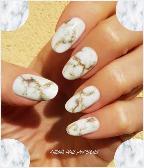 Lillibit´s Nail Art World: Uñas de mármol (II)