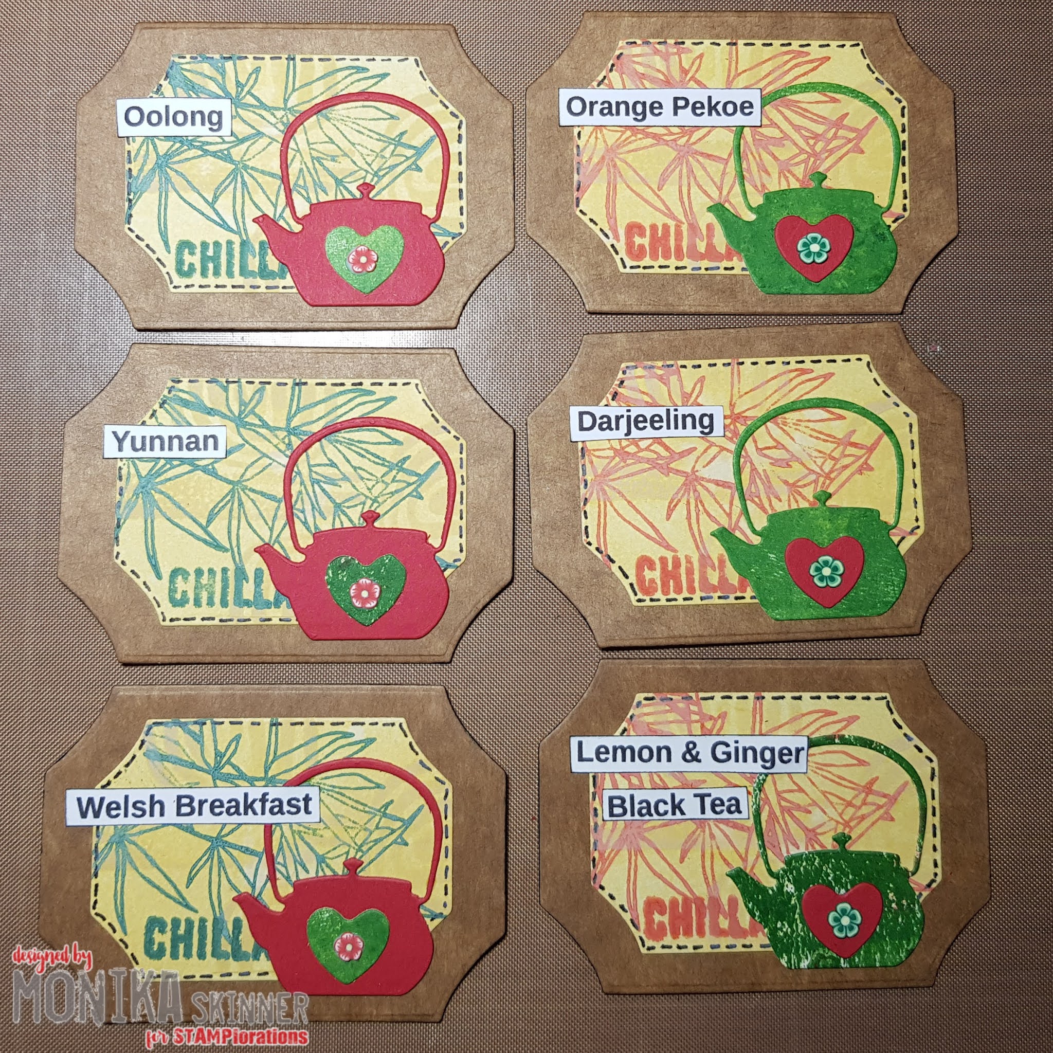 STAMPlorations™ Blog {Spotlight Project} Monika Labels Tea Jars