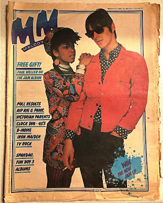 Melody Maker front cover 13th March 1982