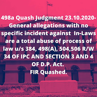 498a quash judgement 23.10.2020
