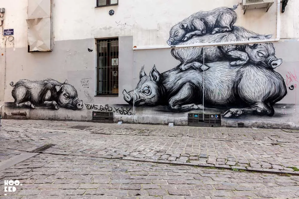Discover some of the best Brussels Street Art - ROA