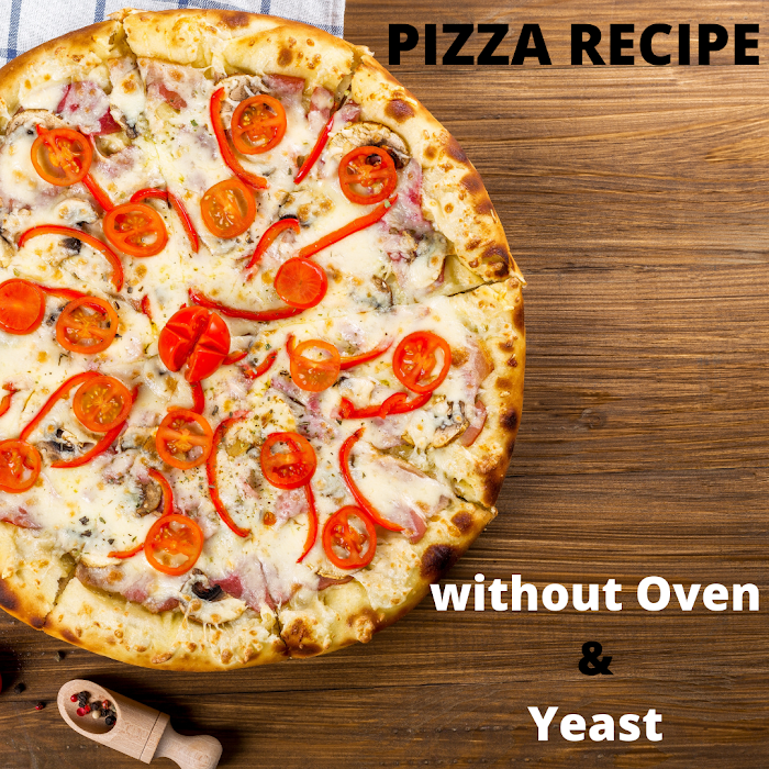 Pizza Recipe without Oven and Yeast Kitchen Maza