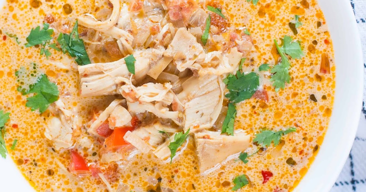 SLOW COOKER MEXICAN CHICKEN SOUP KETO / LOW CARB Eat Well