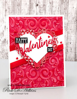 Check out this fun Happy Valentine's Day Card I made using scraps from my craft desk.  Click here to learn more!