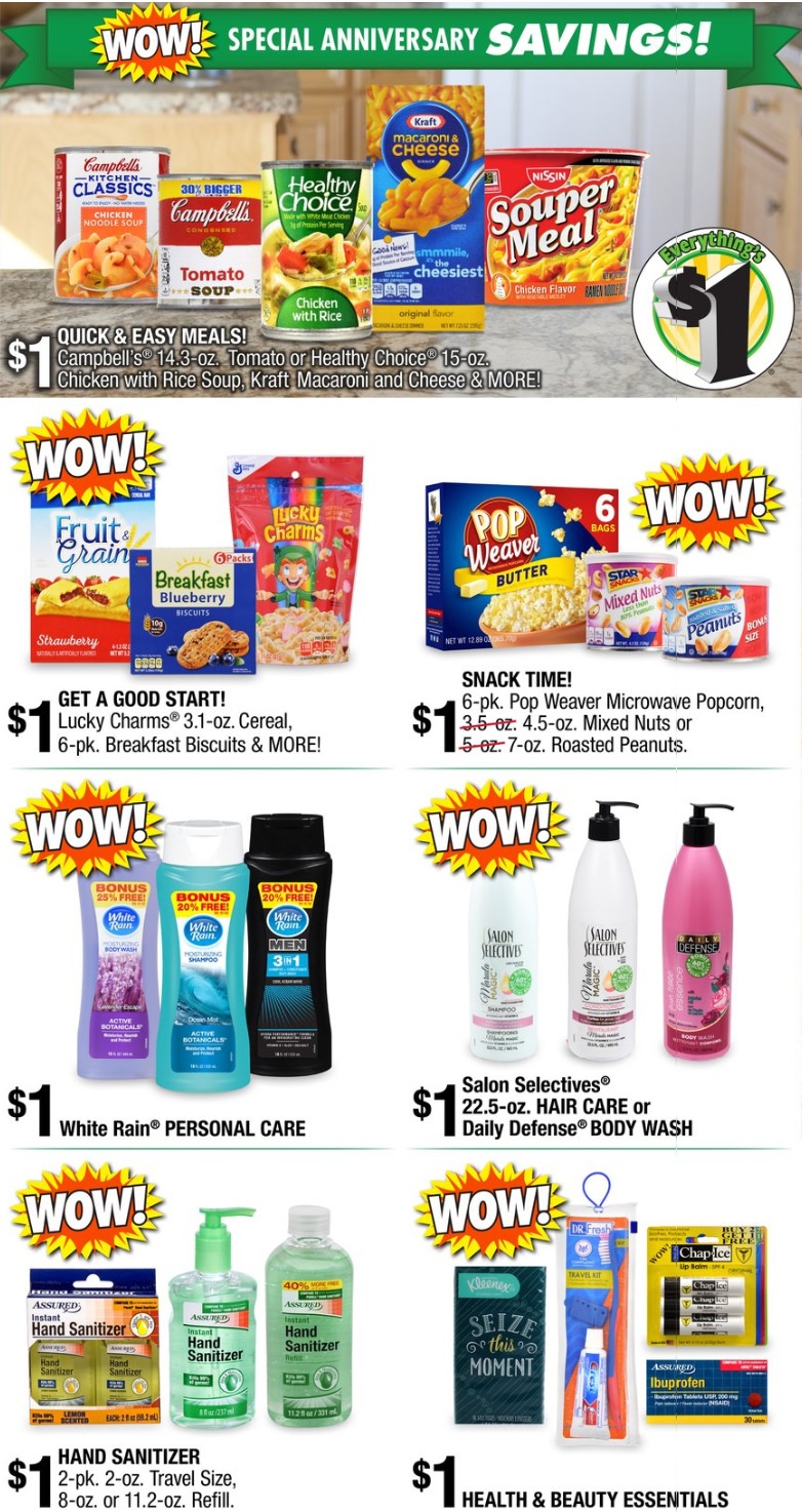 Dollar Tree Weekly Circular September 29 October 5, 2019
