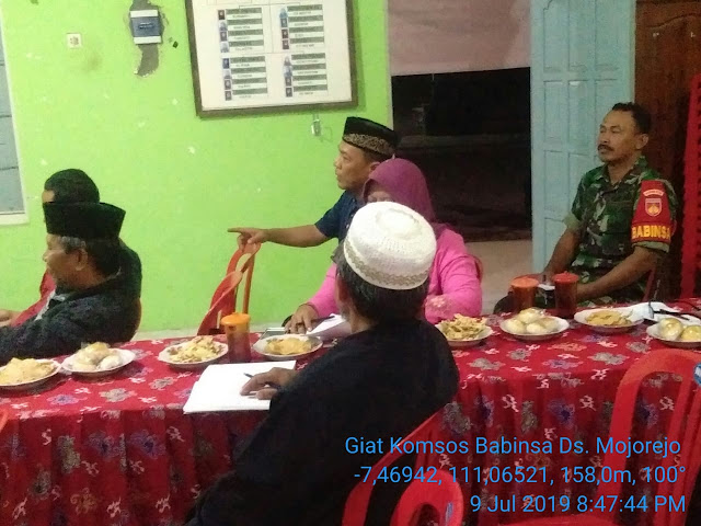 Rapat Penyempurnaan RAB Pilkades Desa Mojorejo