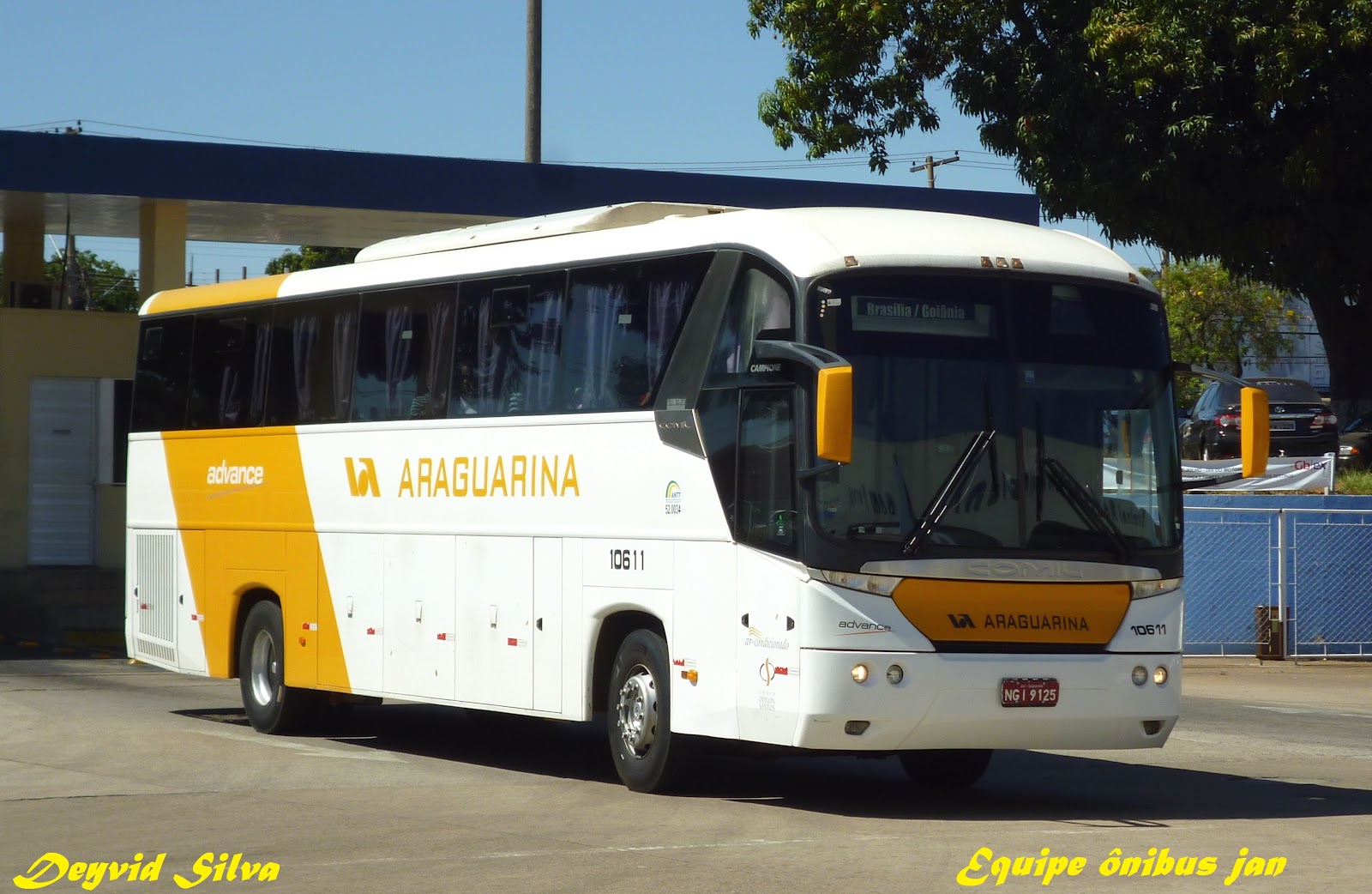 Equipe ônibus Jan Viação Araguarina