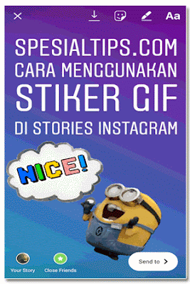 Cara Menggunakan Stiker GIF Di Instagram Stories