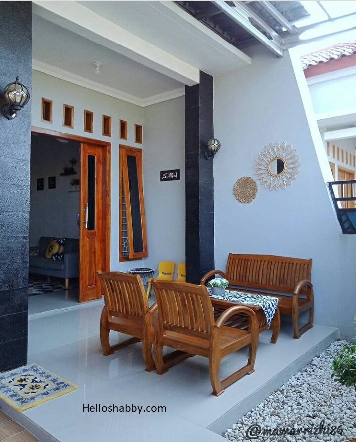 6 Model Gambar Teras Rumah Sederhana Minimalis di Kampung ~ HelloShabby
