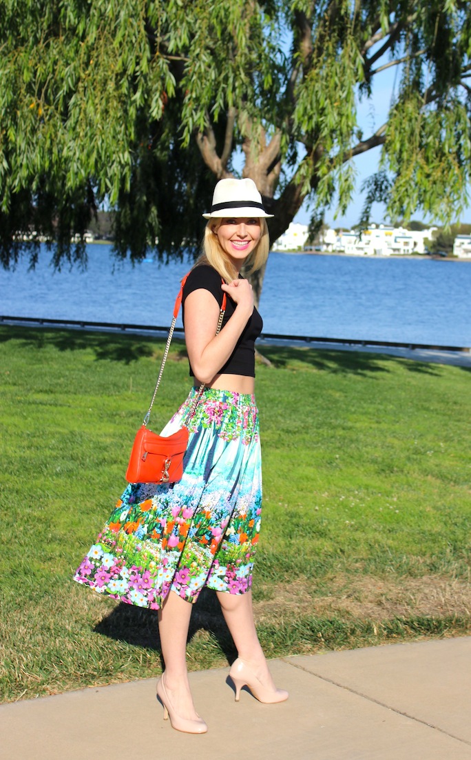 A Bit of Sass: Summer Love: Crop Top + Midi Skirt