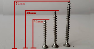 Qué tornillo usar para union tradicional de madera