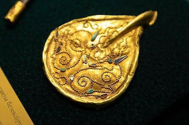 850 gold artefacts belonging to the Scythian-Saka era found in Kazakhstan
