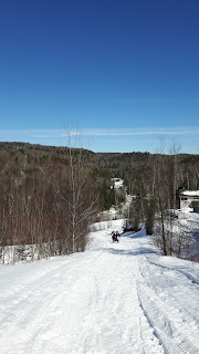 Montagne, neige, Lanaudière, Saint-Côme