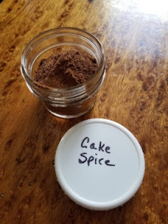 Easy to make, Mixed Spice for Cakes and British baking.