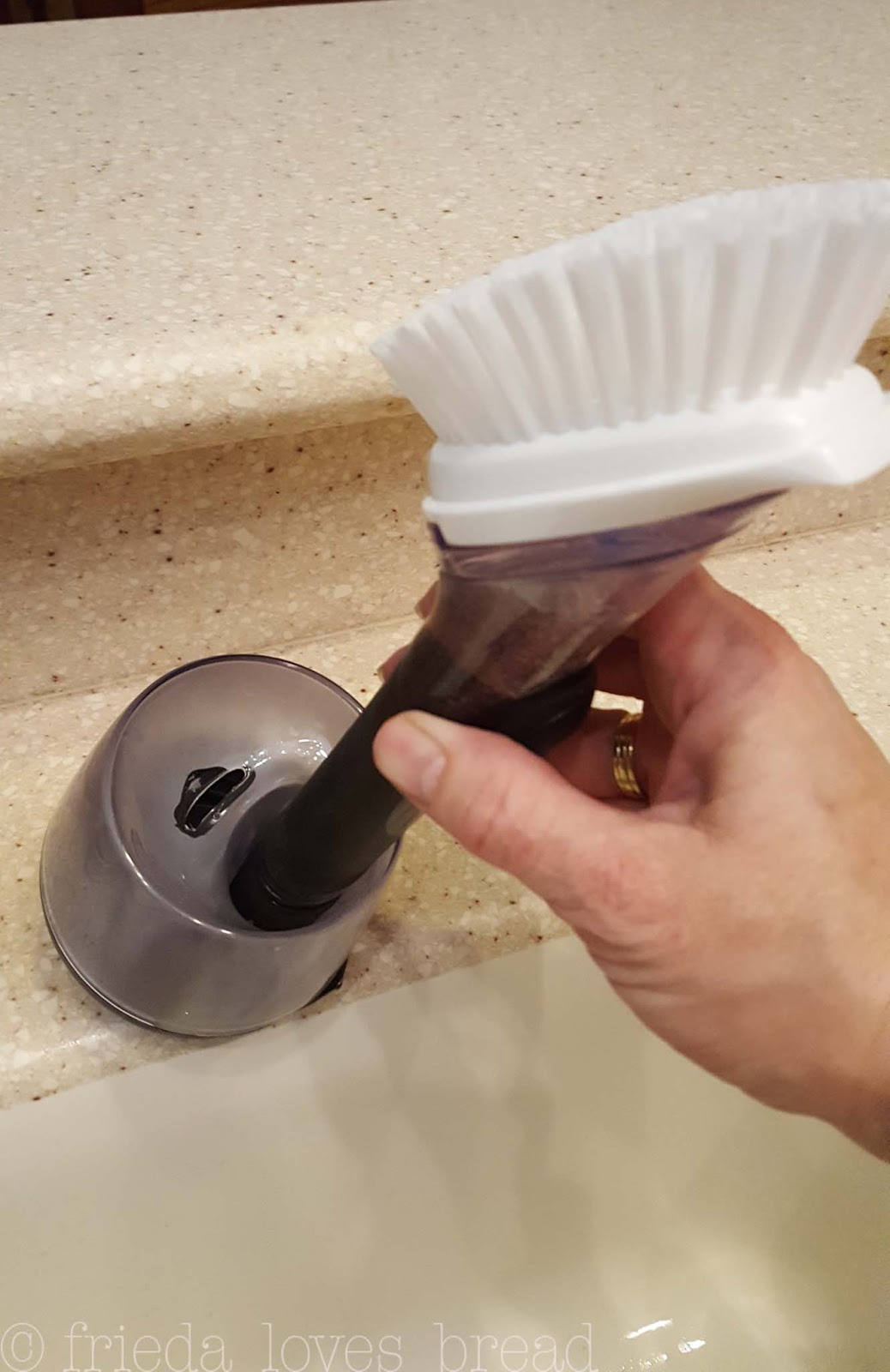 Frieda Loves Bread Cool Kitchen Tool OXO Dish Brush