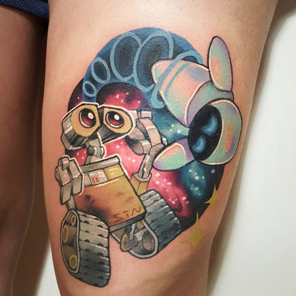 10 Tato Animasi Kartun Unik di Tangan Tatotuti