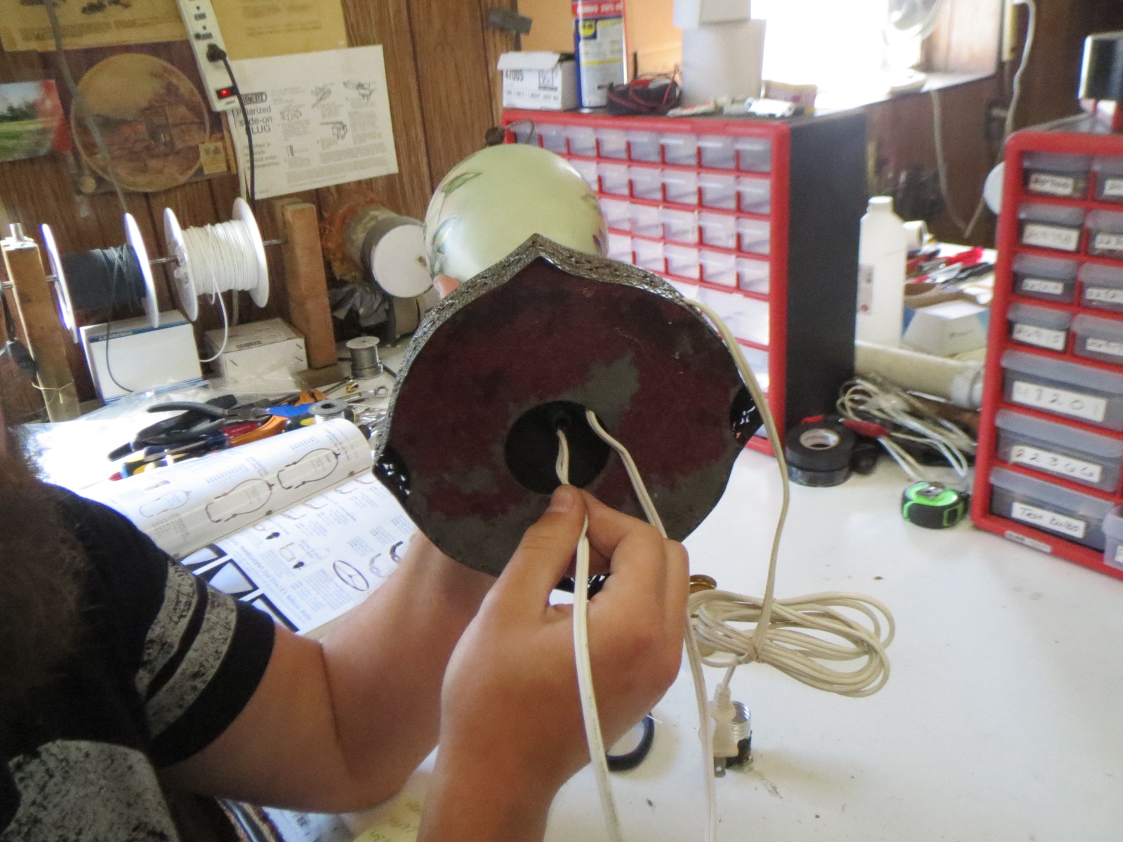 Lamp Parts and Repair | Lamp Doctor: Floral Table Lamp ... wiring diagram leviton 3 way switch are 