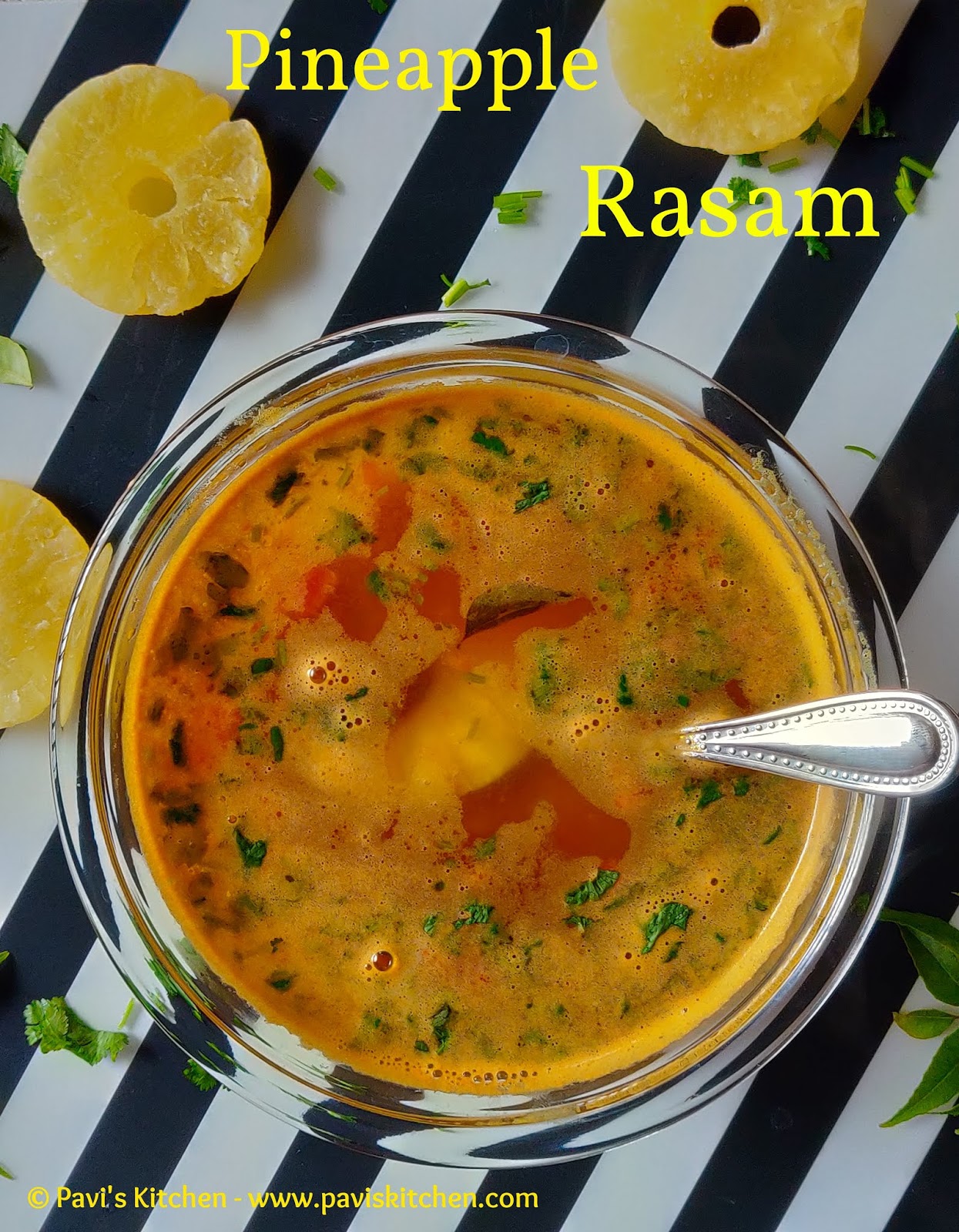 Pineapple rasam recipe | How to make pineapple rasam | Annachi palam ...