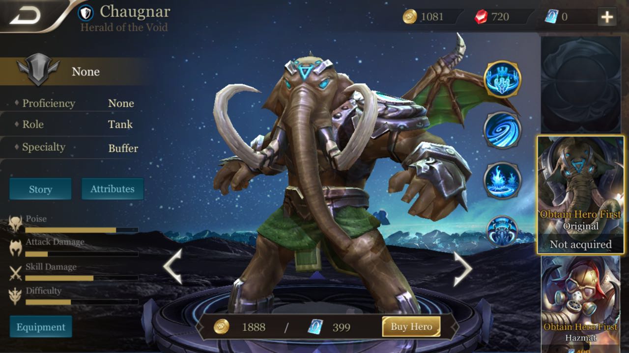 Hero Spotlight: Chaugnar, Herald of the Void