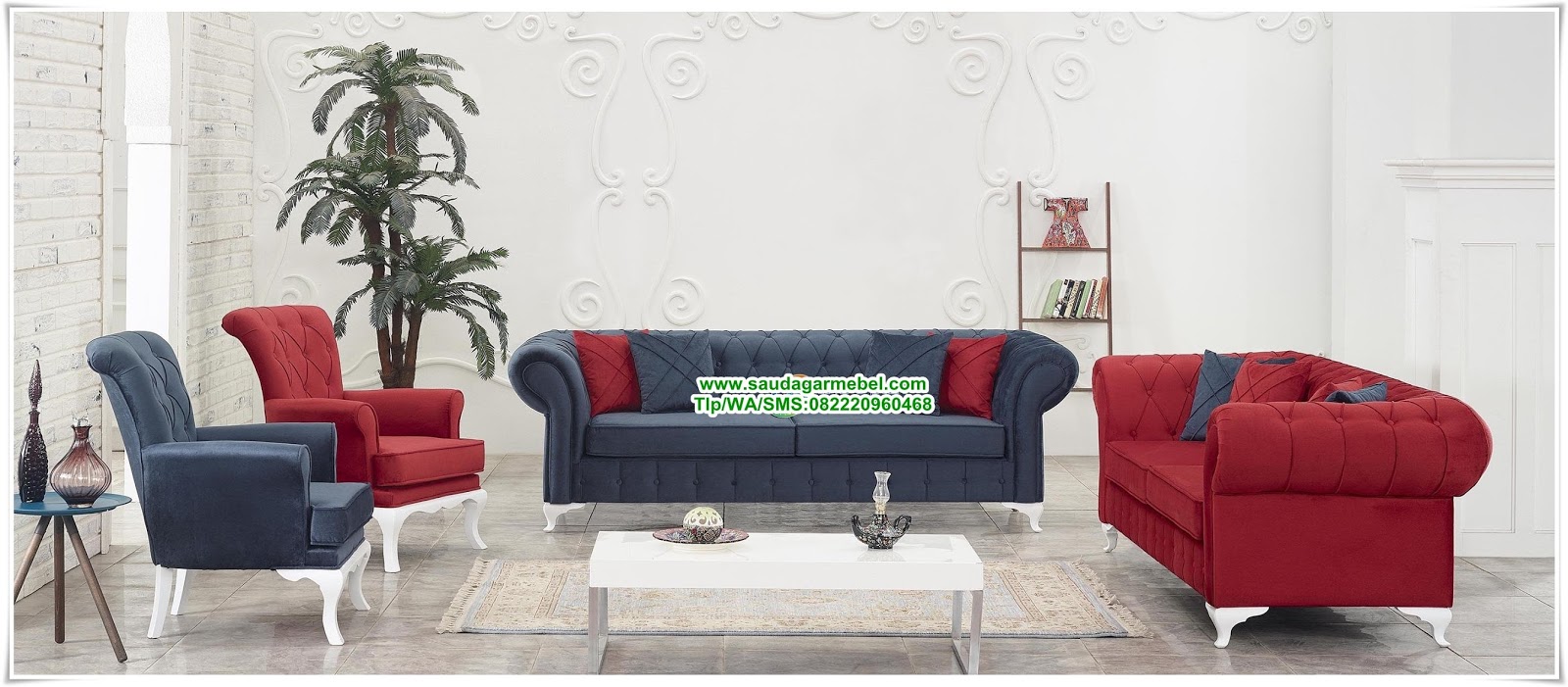  KUrsi  Sofa  Mewah Ruang  Keluarga  Terbaru SAUDAGAR MEBEL