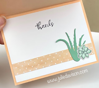 June 2021 Stamp of the Month Online Card Class ~ Simply Succulents Simply Succulents Bundle + Hand Penned Designer Paper ~ Register Now at http://tinyurl.com/June2021SOTM ~ www.juliedavison.com #stampinup #sotm