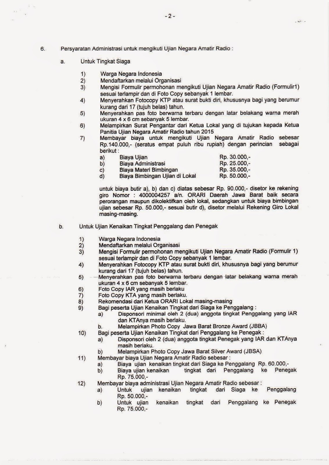 Soal Ujian Orari Helmi Kediris