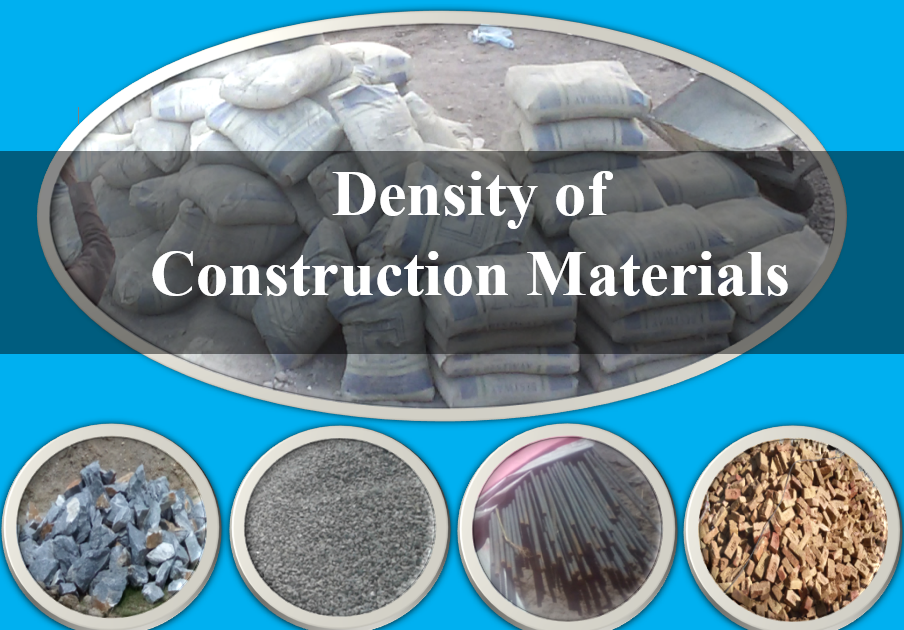 Density of Construction Materials