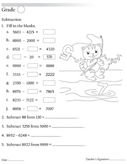 Year 4 mental maths tests | Maths Worksheets For kids