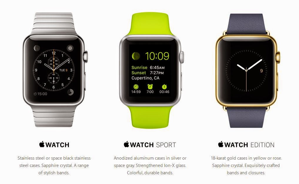 Apple Watch - 3 Varian Diperkenalkan Kepada Umum - BEAM