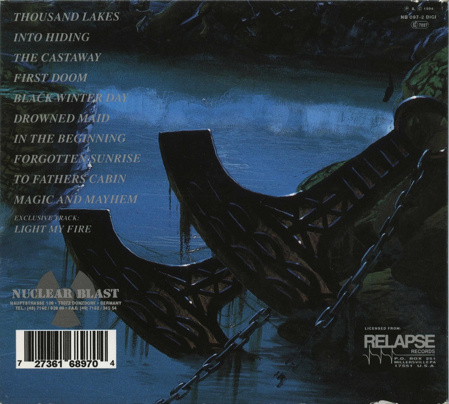 Thousand lakes. Amorphis 1994. Amorphis Tales from the Thousand Lakes. Amorphis the Karelian Isthmus кассета. Amorphis the Karelian Isthmus 1992.