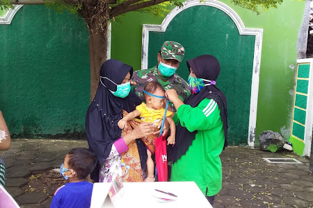 Saat Pandemik Covid 19, Pelayanan Posyandu di Kecamatan Wedung Tetap Dilaksanakan