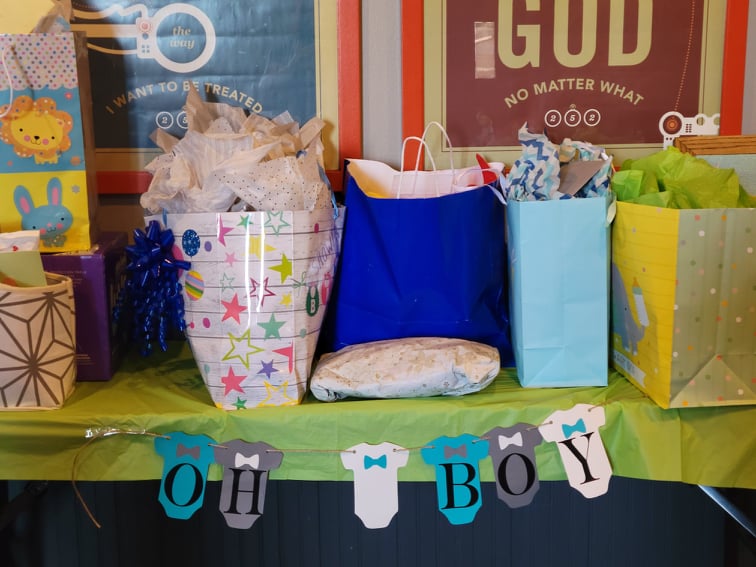 Heck Of A Bunch: Baby Shower for Grandson-To-Be