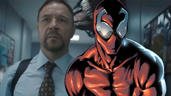 A final shot at the end of VENOM: LET THERE BE CARNAGE hints that Detective Mulligan (Stephen Graham) will become Toxin in a future VENOM film.