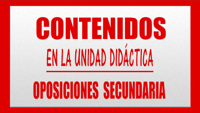 CONTENIDOS CLAVE UNIDAD DIDÁCTICA OPOSICIONES SECUNDARIA LOMCE Economía, Matemáticas, Lengua, Inglés, Filosofía, Francés, Dibujo, Educación Física, Tecnología, Biología, Física y Química, Geografía e Historia, FOL, ADE y Formación Profesional en general.