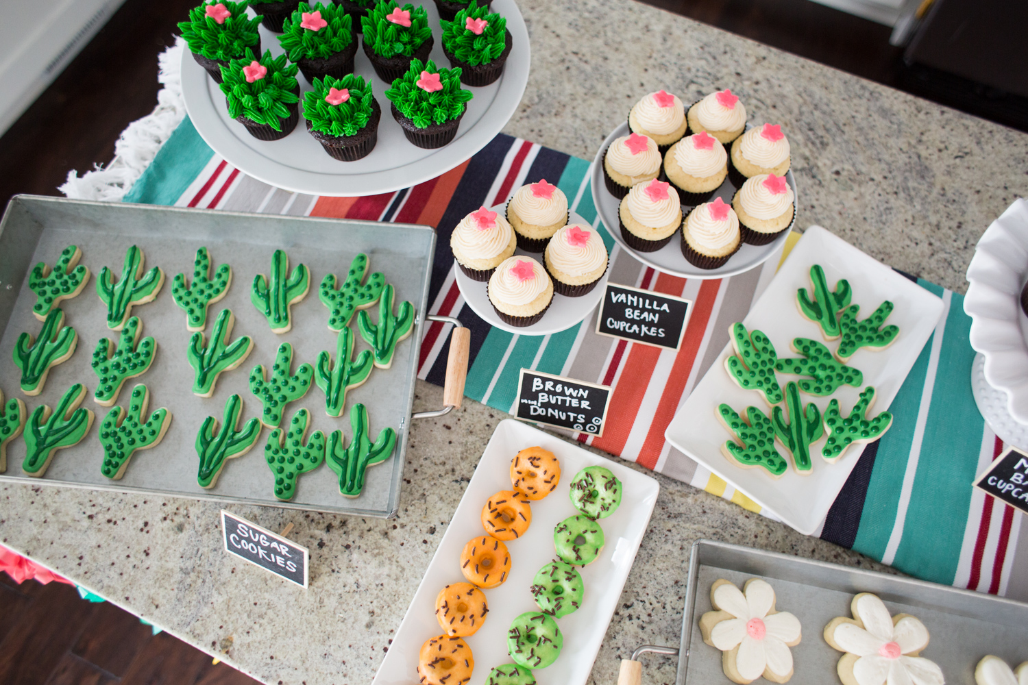 Cactus Fiesta Party Food and Decor | Kelsey Bang