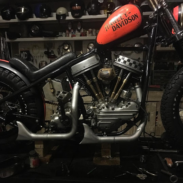 Harley Davidson Panhead By Garage Built Bob Hell Kustom