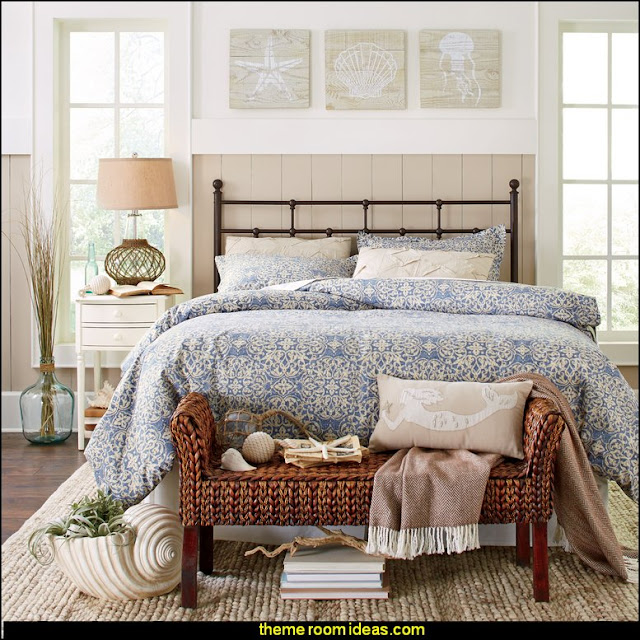 Regis Headboard    seaside cottage decorating ideas - coastal living living room ideas - beach cottage coastal 