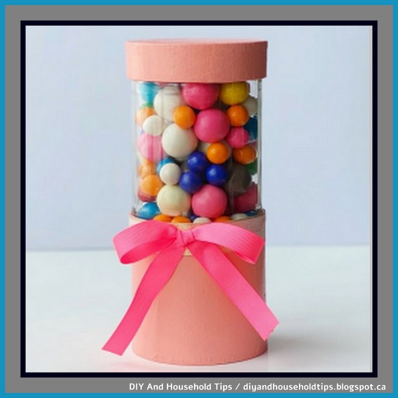 DIY And Household Tips Make This Cute Candy Dish Dispenser