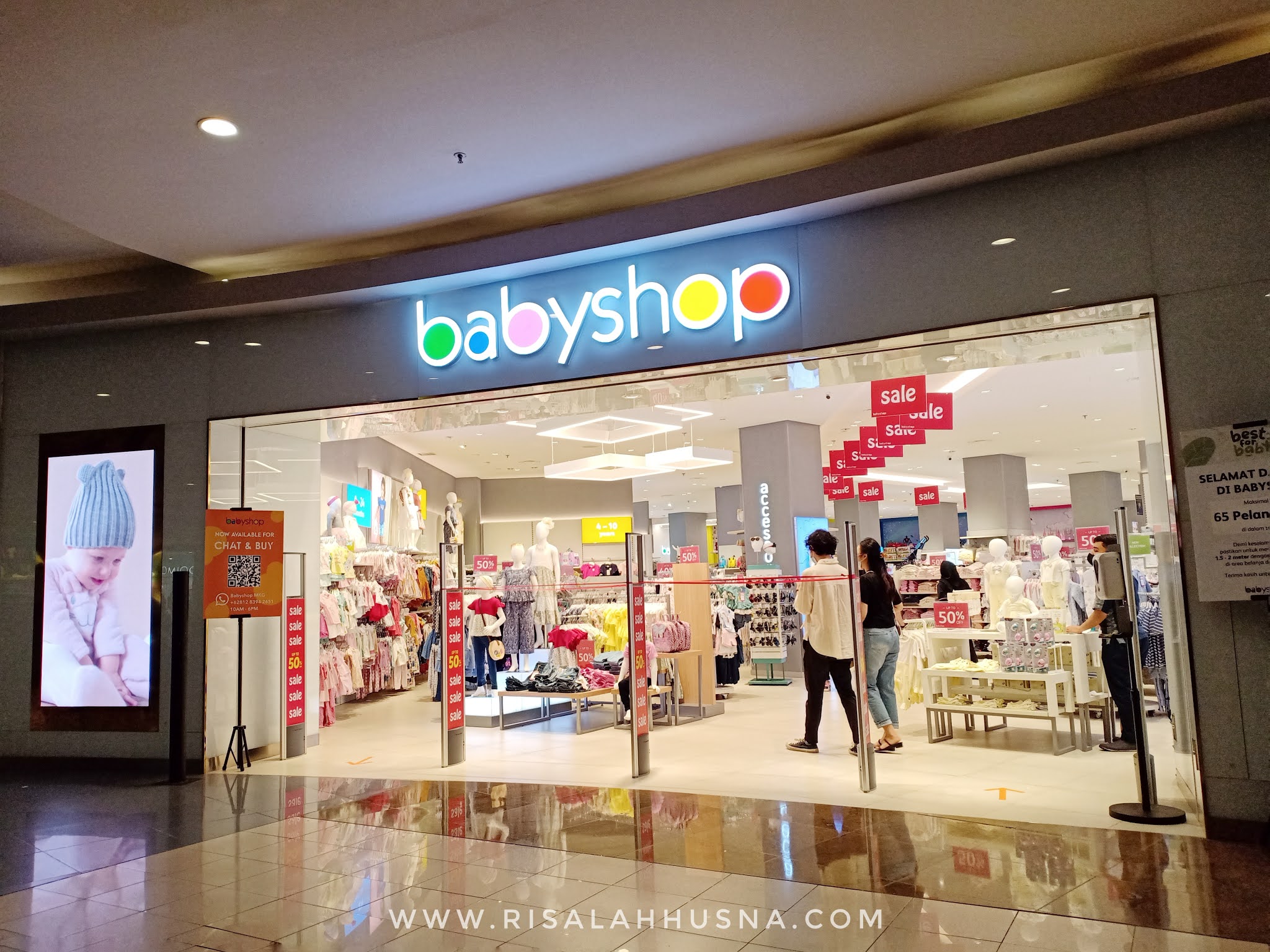Risalah Husna Pengalaman Belanja Baju Anak di Mall Kelapa Gading