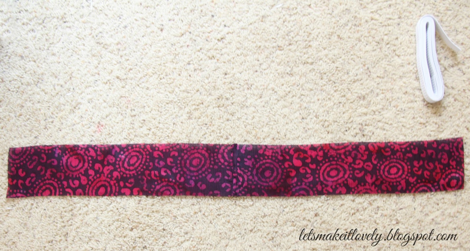 Let's make it lovely Sew a Simple Summer Skirt