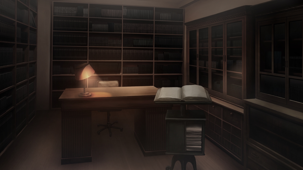 Anime Landscape: Anime Vintage Office Background
