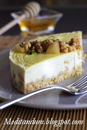 cheesecake salato alle pere