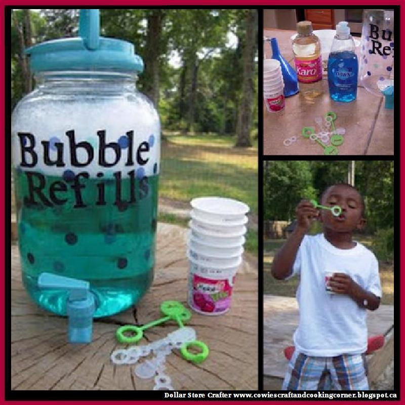 Dollar Store Crafter DIY Bubbles & Refill Container