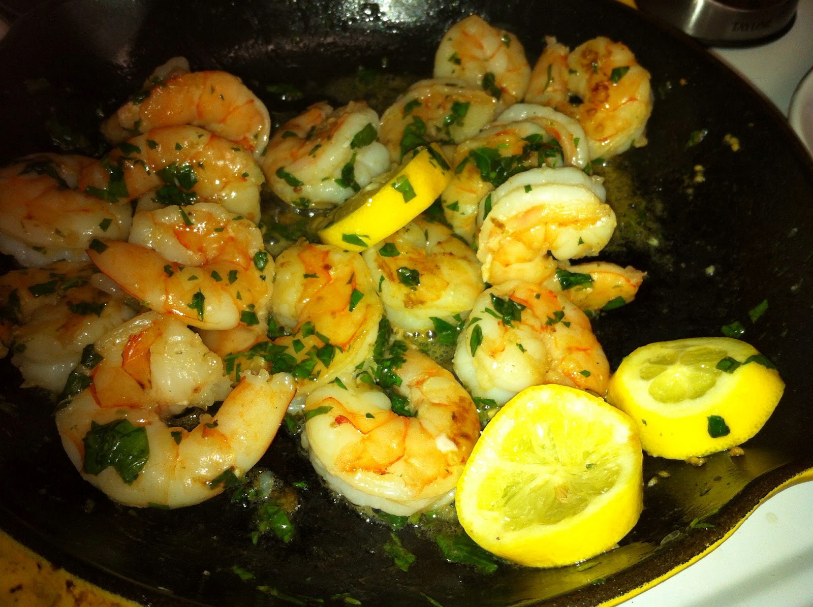 Sunshine Runner: Healthy Shrimp Dinner!